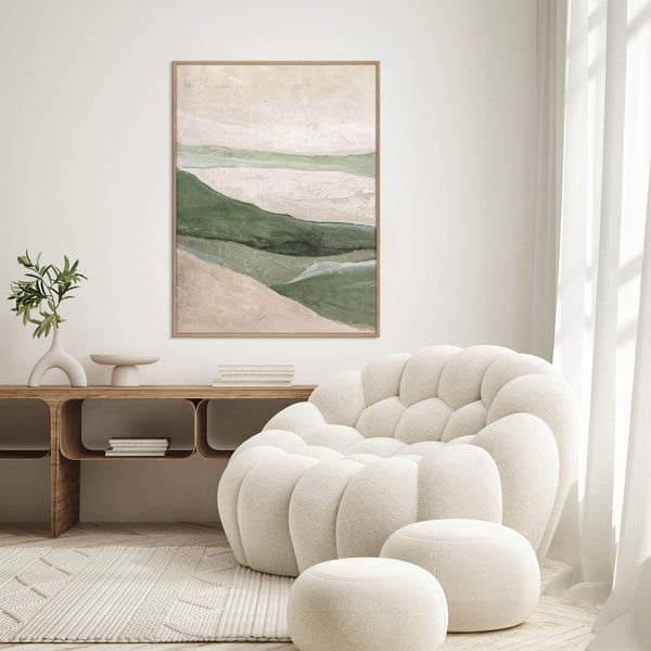 Ročno naslikana slika 90x120 cm Green Field    – Malerifabrikken-image-1