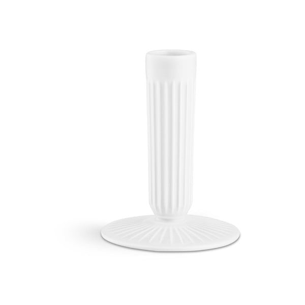 Svečnik iz bele keramike Kähler Design Hammershoi, višina 12 cm