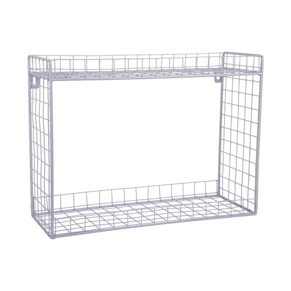 Vijolična večnivojska jeklena polica 40 cm Reja – PT LIVING-image-2