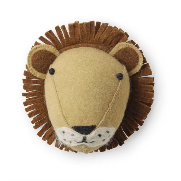 Volnena dekoracija v obliki živali Mr. Fox Lion