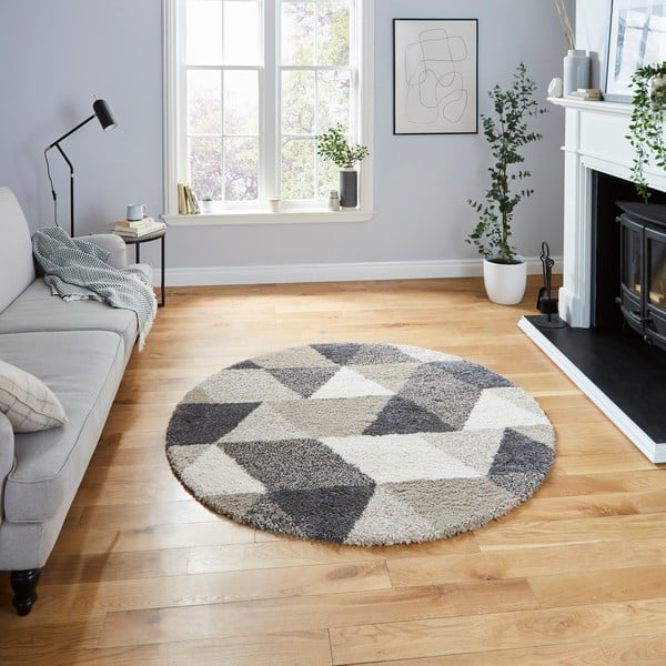Preproga Think Rugs Royal Nomadic Trinagle, ø 160 cm-image-1