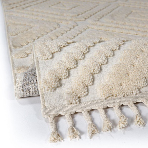 Kremno bela preproga 133x190 cm Diomara – Flair Rugs-image-2