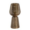 Kovinska namizna svetilka v bronasti barvi (višina 42 cm) Aboso – Light & Living