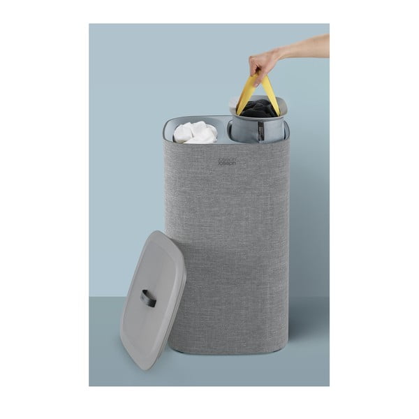 Siva tekstilna košara za perilo Joseph Joseph Joseph Tota, 60 l-image-3