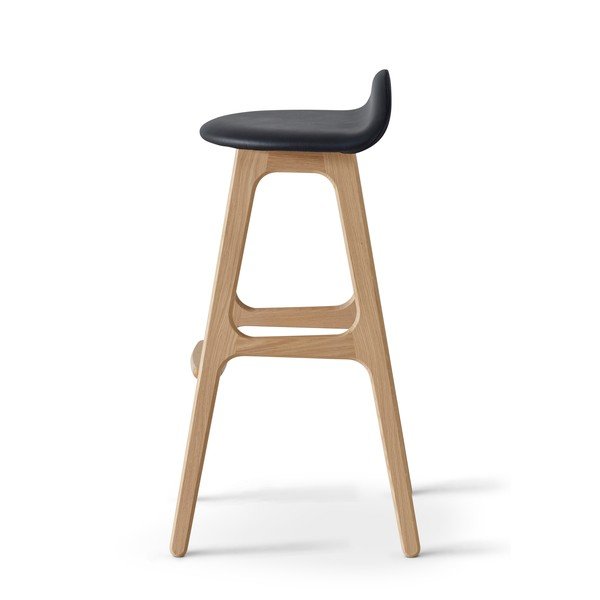 Vrtljiv usnjen barski stol  86 cm Buck - Hammel Furniture-image-3