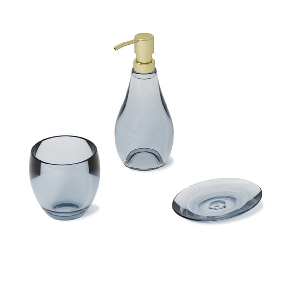 Modri plastični podstavek za milo Droplet - Umbra-image-4