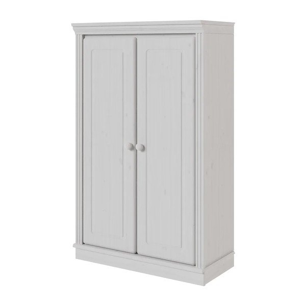 Bela omarica iz masivnega bora 74x118x35 cm Anita – Støraa-image-3