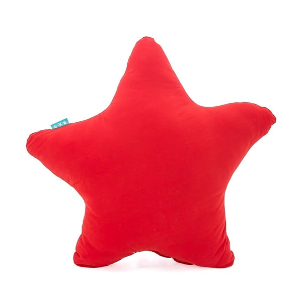 Gospod Fox Estrella Rdeča bombažna blazina, 50 x 50 cm
