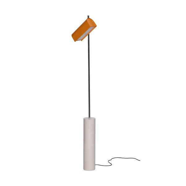 Oranžna LED zatemnitvena stoječa svetilka (višina 160 cm) Reflector – Hübsch