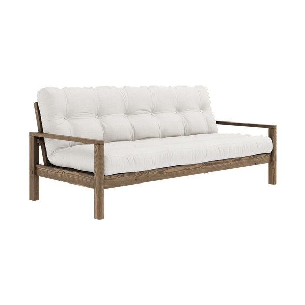 Kremno bela raztegljiva sedežna garnitura 205 cm Knob – Karup Design-image-3