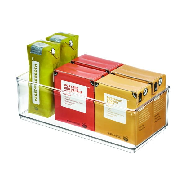 Prozorna škatla za shranjevanje iDesign The Home Edit, 11,9 x 24 cm-image-2