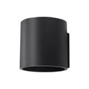 Črna stenska svetilka Sollux Roda