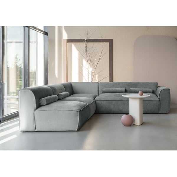 Svetlo zelena kotna sedežna garnitura (levi kot) Flex Felix – Miuform-image-4