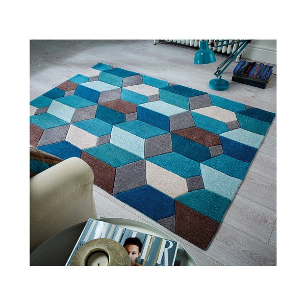 Modra preproga Flair Rugs Scope, 120 x 170 cm-image-4