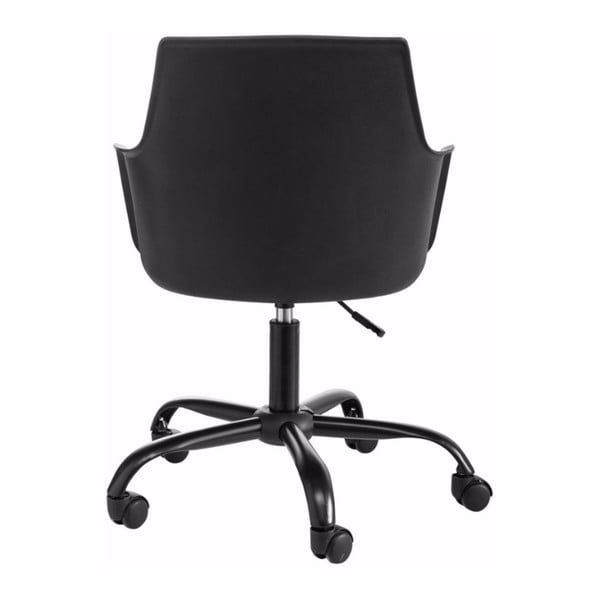 Črn nastavljiv pisarniški stol Støraa Leslie-image-4