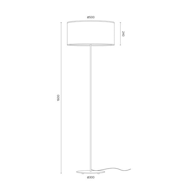 Črna stoječa svetilka Sotto Luce MIKA Xl 1F-image-3