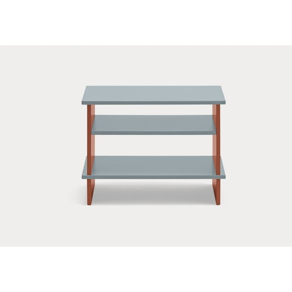 Opečnato oranžna/siva nočna omarica s policami Inari – Teulat-image-2