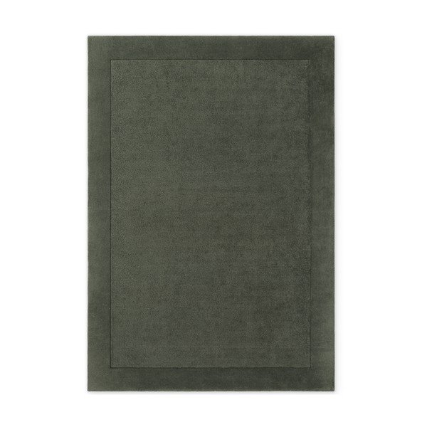 Temno zelena ročno tkana preproga iz mešanice volne 160x230 cm Kari – Villeroy&Boch