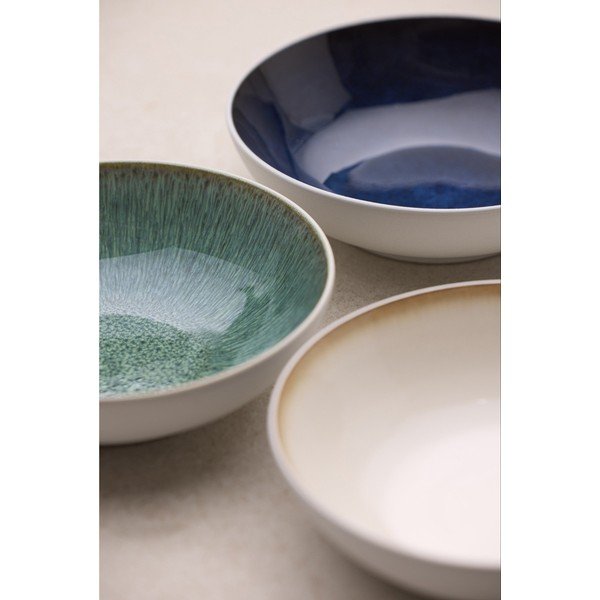 Belo-zelena skledica iz kamenine 900 ml Gastro White/Green – Bitz-image-1