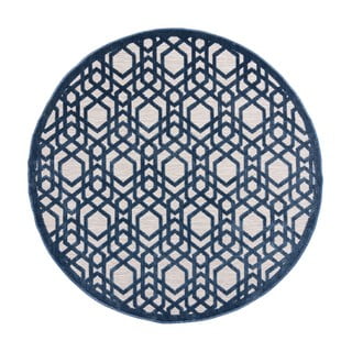 Modra okrogla zunanja preproga ø 160 cm Oro - Flair Rugs