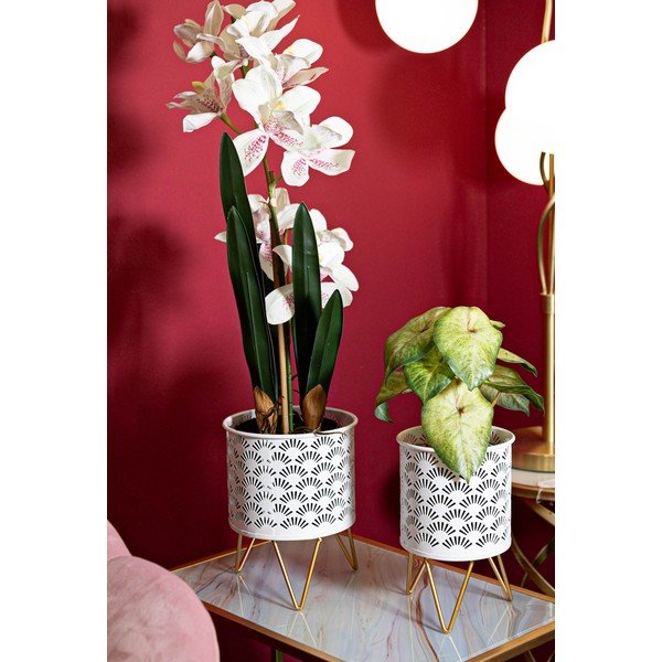 Kovinska stojala za cvetlične lonce v kompletu 2 ks ø 16 cm (višina 20 cm) Carly – Mauro Ferretti-image-1