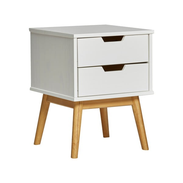 Bela nočna omarica iz masivnega borovega lesa Marckeric Baku-image-3