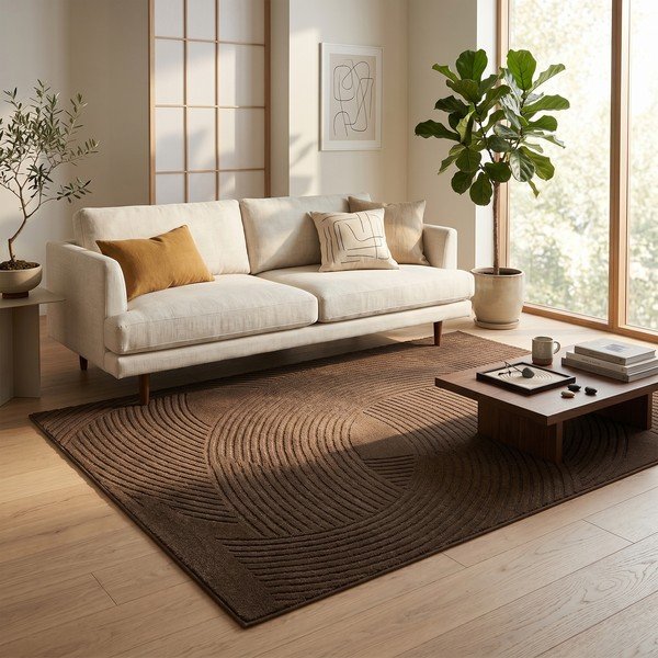 Rjava preproga 120x170 cm Zephyr – ESTE-image-2