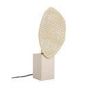 Bež kovinska namizna svetilka s kovinskim senčilom (višina 46 cm) Neev – Bizzotto
