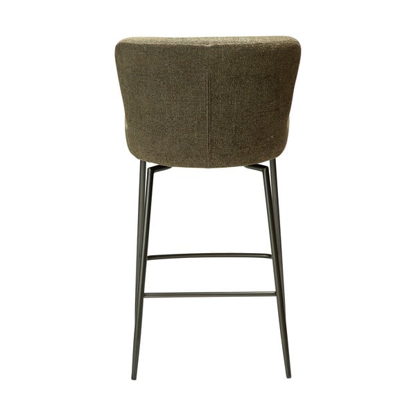 Kaki zelen oblazinjen barski stol (višina sedeža 67,5 cm) Glam – DAN-FORM Denmark-image-3