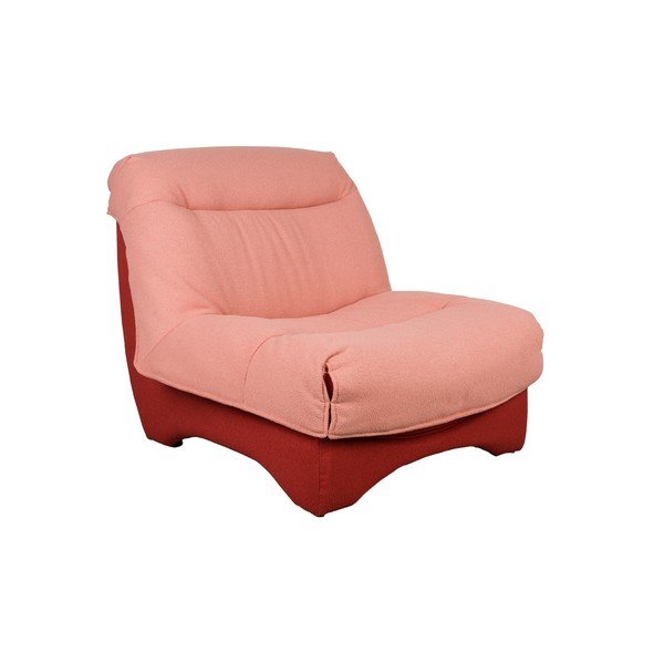 Rdeč/rožnat fotelj Twister – White Label