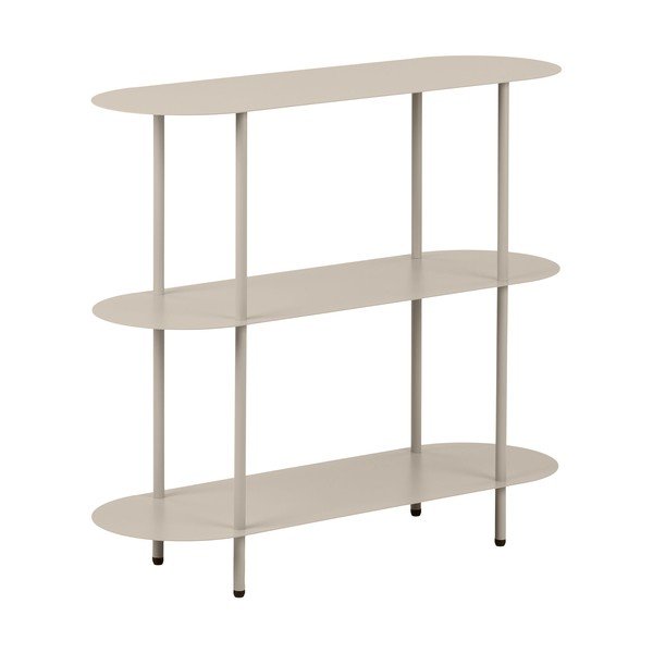 Bež kovinski regal 90x81x31 cm Rieti – House Nordic-image-2