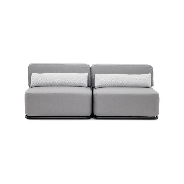 Svetlo siv vrtni modularni kavč 204 cm Straw – Sit Sit-image-2