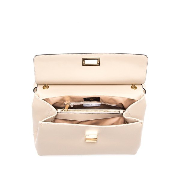 Usnjena torbica Anna Luchini 3043 Beige-image-3
