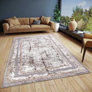 Bež/srebrna preproga 67x120 cm Shine Classic – Hanse Home