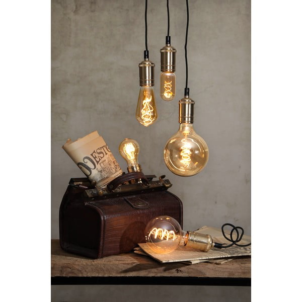 Filament zatemnitvena žarnica s toplo svetlobo z žarnico E27, 3 W Spiral Filament – Star Trading-image-1