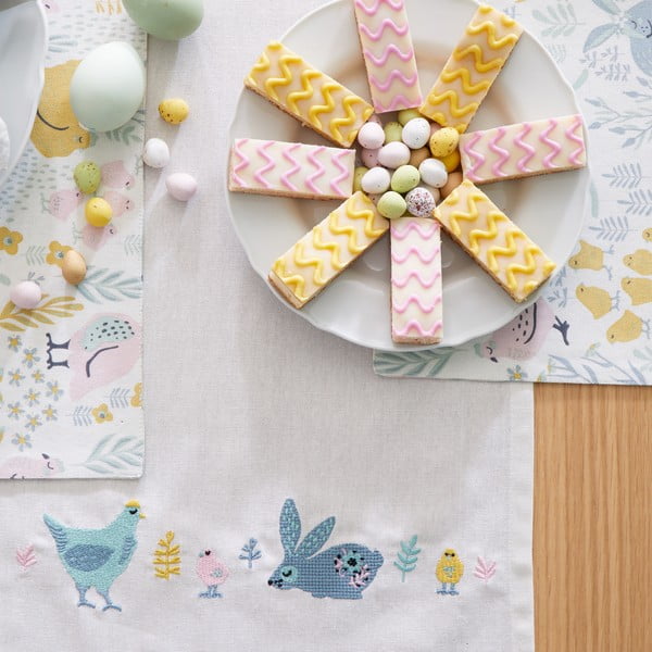 Bombažen namizni tekač 32x220 cm Cottage Friends – Catherine Lansfield-image-3