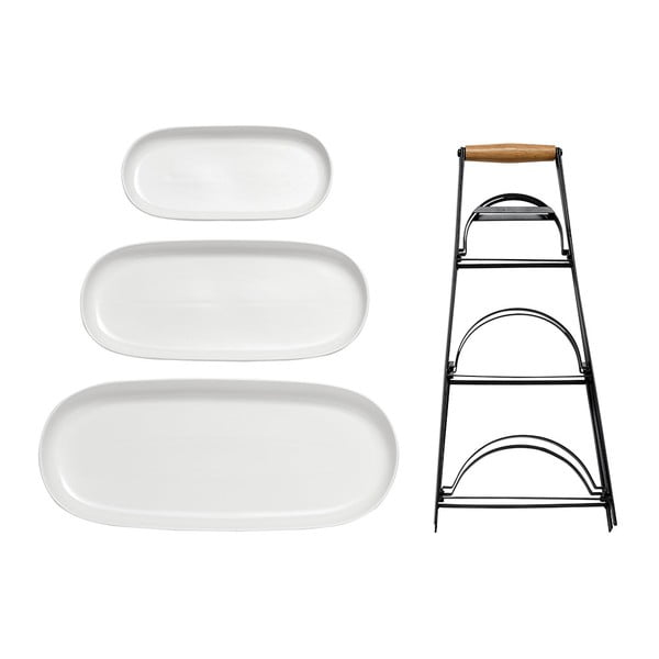 Tristopenjsko stojalo za sladice Ladelle Serve & Share-image-2