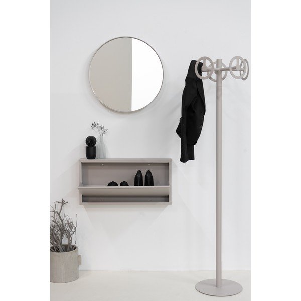 Siv/bež kovinski obešalnik Circle – Spinder Design-image-1