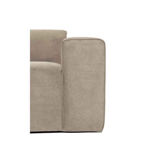 Bež modularna zofa v obliki črke U Scandic Sting, levi kot-image-4