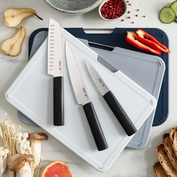 Komplet 3 desk za rezanje in nožev s stojalom Joseph Joseph Joseph Nest Plus-image-1