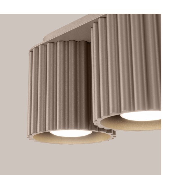 Sivorjavo kovinsko točkovno svetilo 10x21 cm Zora – Sollux-image-1