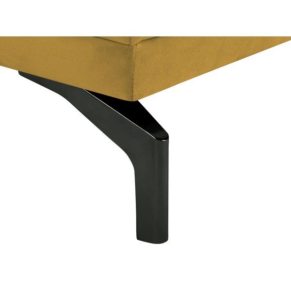 Rumen kavč z naslonom za noge v črni barvi Windsor & Co Sofas Jupiter-image-4