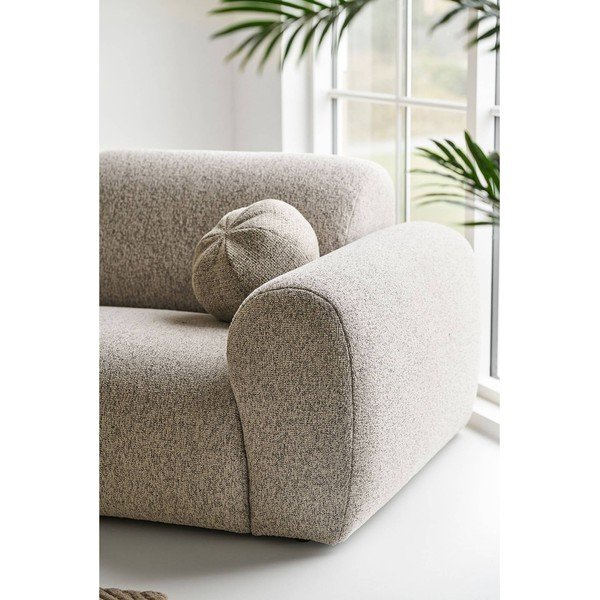 Sivo-bež kotna sedežna garnitura (levi kot/z ležalnikom) Clyde – House Nordic-image-4