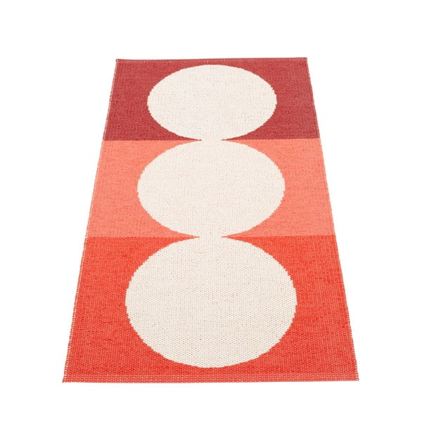 Rdeča/kremno bela notranja in zunanja preproga 70x140 cm Otto Berry – Pappelina-image-2