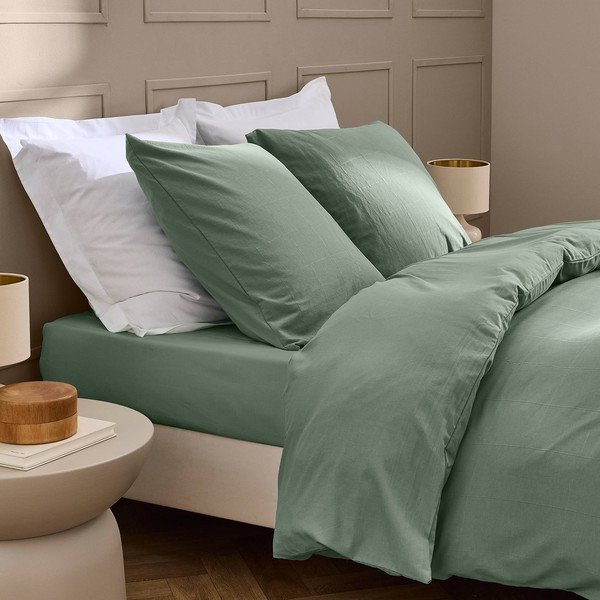 Zelena rjuha 160x200 cm Linella – douceur d'intérieur