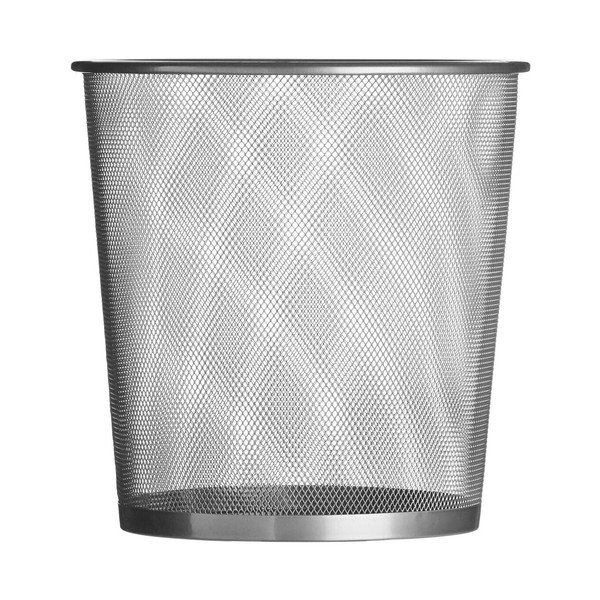 Kovinski koš za smeti za pisarno v mat srebrni barvi 12 l Den – Premier Housewares