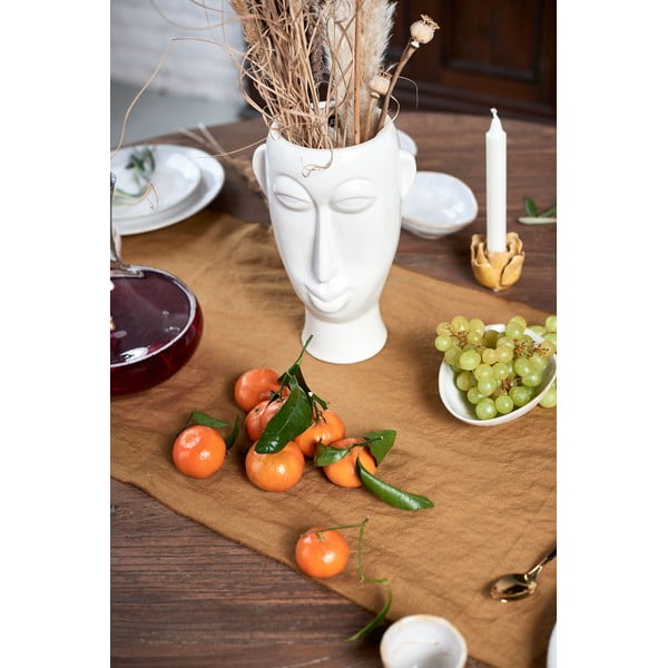 Bela porcelanasta vaza PT LIVING Maska, višina 27,2 cm-image-1