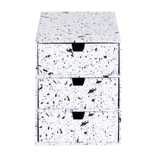 Črno-bel organizator s 3 predali Bigso Box of Sweden Ingrid-image-3