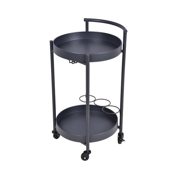 Kovinska okrogla vrtna miza za serviranje ø 40 cm Calla – Garden Pleasure