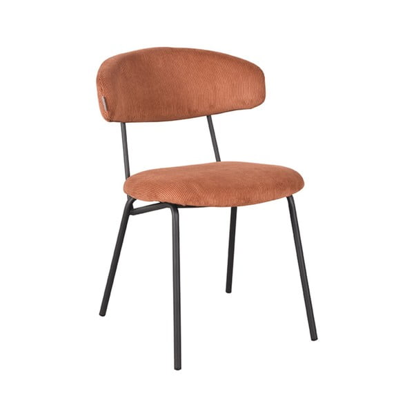 Jedilni stoli v konjak rjavi barvi v kompletu 2 ks Zack – LABEL51